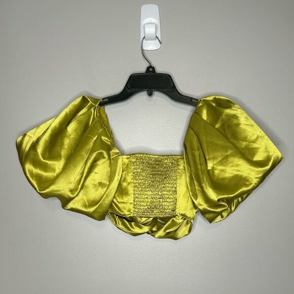 ASOS Yaura Twist Front Puff Sleeve Top - Picture 4 of 4